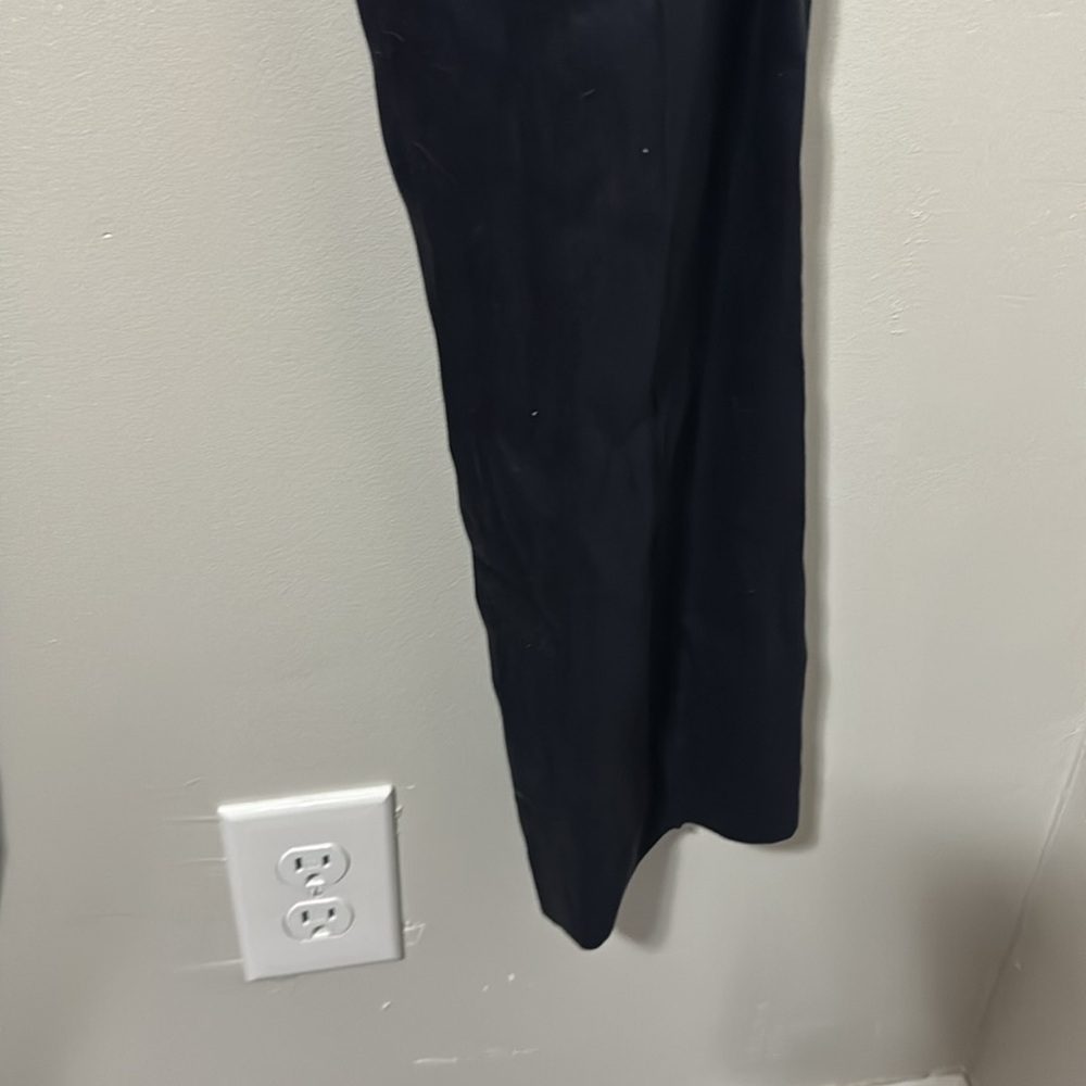 NWT! Antonio Melani‎ Navy Blue Linen Blend Pants - Picture 3 of 6